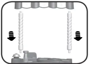 Leap Frog 80-600761 Scoop and Learn Ice Cream Cart Deluxe - Canopy Poles