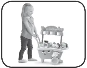 Leap Frog 80-600761 Scoop and Learn Ice Cream Cart Deluxe - Wheels