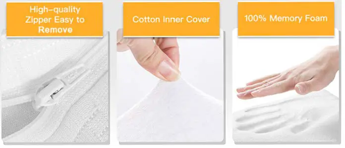 Joynox B09JG48CYL Cervical Memory Foam Pillow fig1