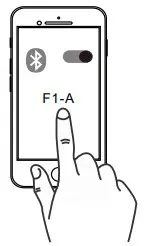 Furui Creative F1 Bluetooth Headset - First Time Setup 4