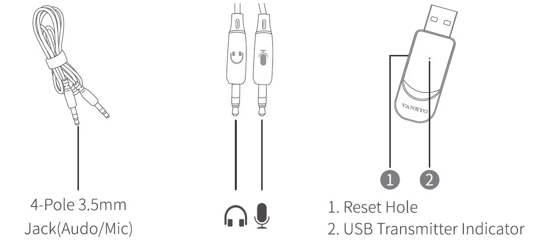 VANKYO Gaming Headset Captain 100 fig5