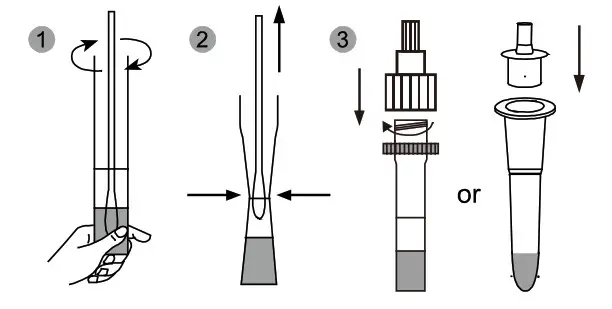 JusChek SARS CoV 2 Antigen Rapid Test - SPECIMEN PREPARATION