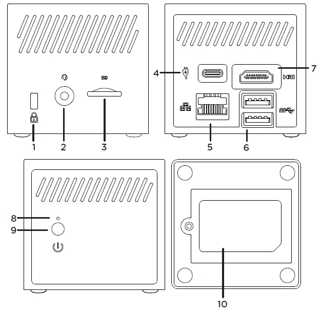 UMAX UMM210J44 U-Box J42 Nano Ultra-Compact Powerful Microcomputer fig 1