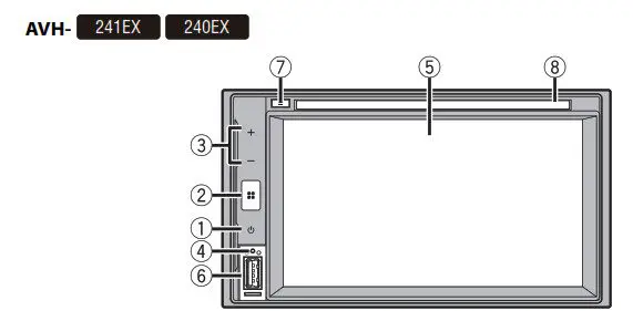Pioneer DMH-341EX RDS AV Receiver- Unit 2