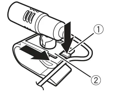 Pioneer DMH-341EX RDS AV Receiver - steering column 2