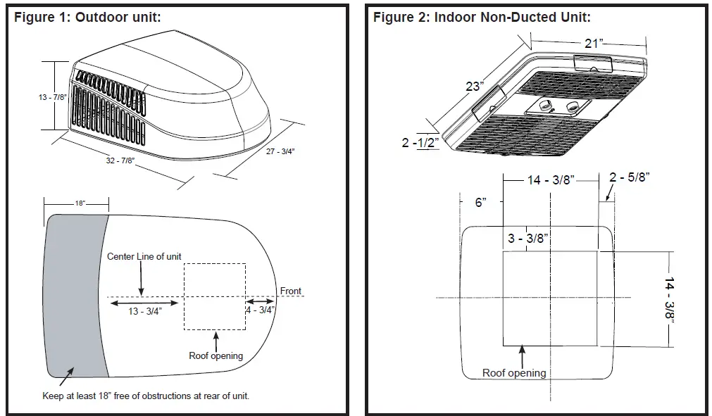 GE Appliances ARC13AHC RV Air Conditioner FIG 5