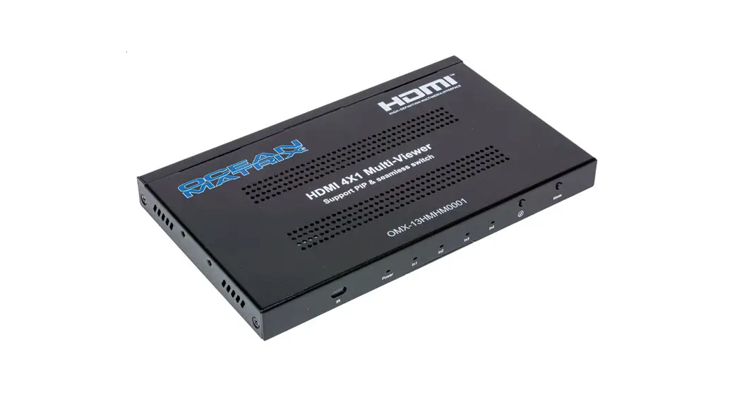 Ocean Matrix Omx-13hmhm0001 1080p Hdmi 4x1 Multiviewer With Ir Remote Control Installation Guide