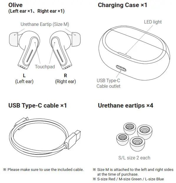 Olive Union SmartEar Plus Pro Wireless Earbuds Step 1
