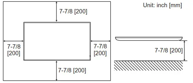SHARP PN HS551 LCD Monitor- facing up