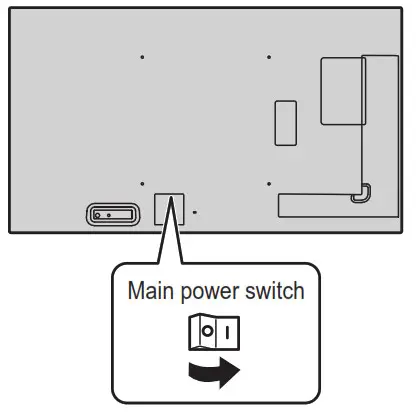SHARP PN HS551 LCD Monitor- main power