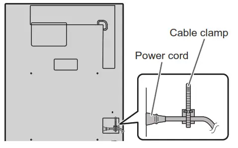 SHARP PN HS551 LCD Monitor- power cord