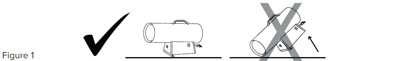 MASTER MH-150NGT-GFA-A Natural Gas Forced Air Heater fig 1