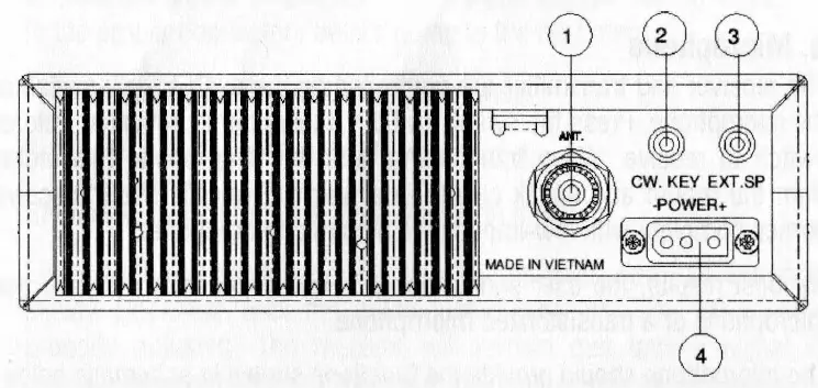 RANGER RCI-69VHP Amateur Transceiver with Built-In Frequency Counter fig 2