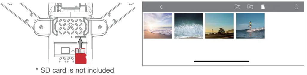 Ruko U11 Pro RC Drone - Install SD Card