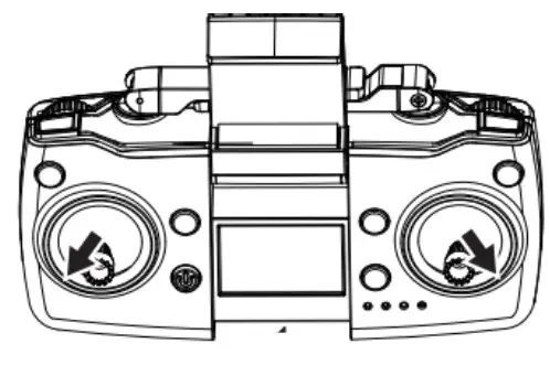 PRO FLIGHT PFBD303 Folding Drone with HD Camera and App Control - CALIBRATE THE DRONE 2