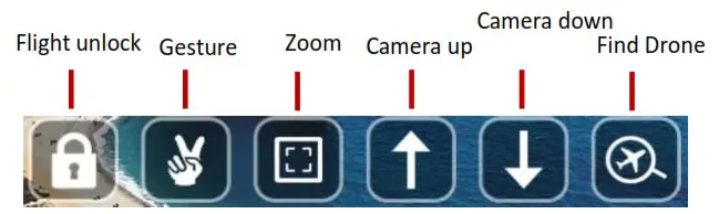 PRO FLIGHT PFBD303 Folding Drone with HD Camera and App Control - CONTROLLING THE DRONE VIA THE APP 4