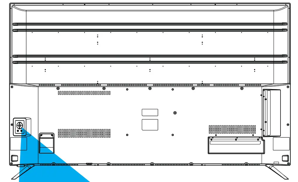 BLAUPUNKT 55” 140cm 4K Ultra HD Smart TV - CONTROLS AND CONNECTIONS
