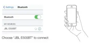 Connect to bluetooth device