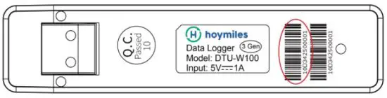hoymiles DTU W100 3 Gen Wi Fi Model - Complete Installation Map