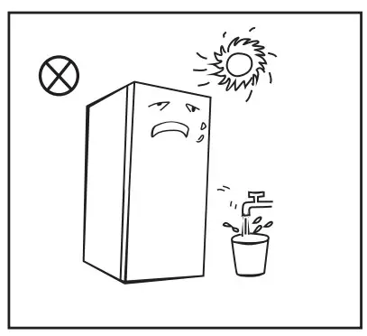 Ramtons RF223 Single Door Fridge - Placement 2