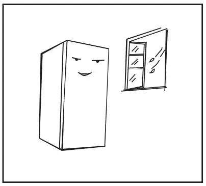 Ramtons RF223 Single Door Fridge - Placement 3