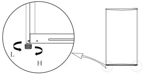 Ramtons RF223 Single Door Fridge - Placement 5