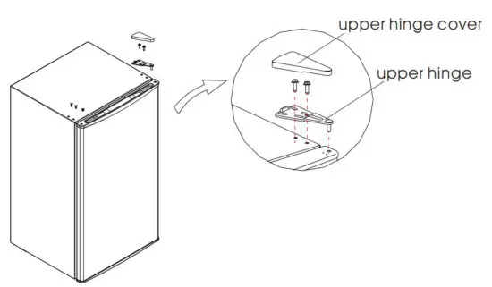 Ramtons RF223 Single Door Fridge - change 3