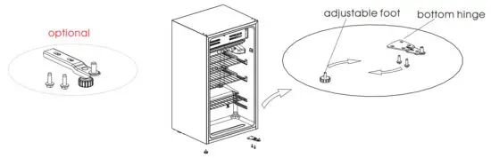 Ramtons RF223 Single Door Fridge - change 4
