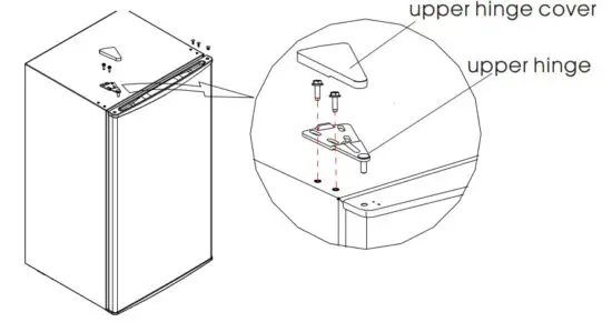 Ramtons RF223 Single Door Fridge - change 5