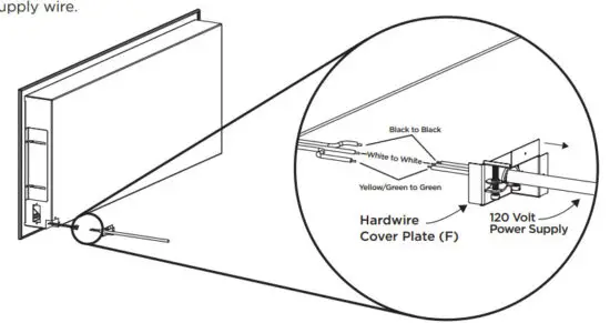 real flame 5555 Wall Mounted Recessed Electric Fireplace - Installing the Fireplace Method B 9