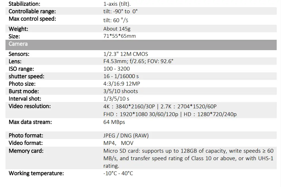 SwellPro-GC1-S-Waterproof-1-Axis 4K0-Camera-User-Guide-fig-9