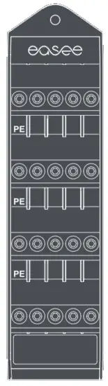 easee BPR2W001 Base Charging Pedestal PR 2 Way - Power Rail