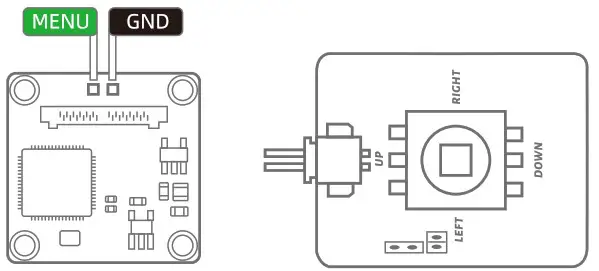 Caddx FPV Polar Vista Kit HD Digital Starlight Camera - menu board 2