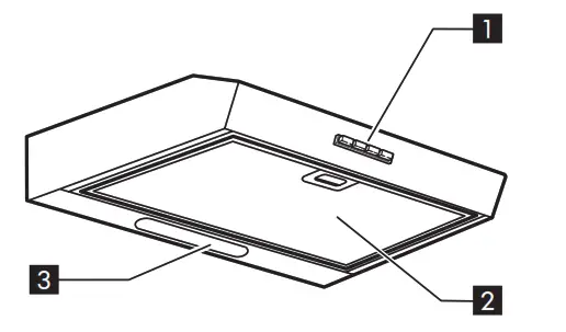 IKEA 603.939.62 LAGAN Stainless Steel Kitchen Hood - Product description