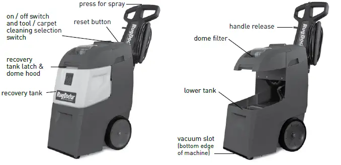 Rug Doctor 90011 Mighty Pro X3 Pet Pack Commercial Carpet Cleaner-fig 1