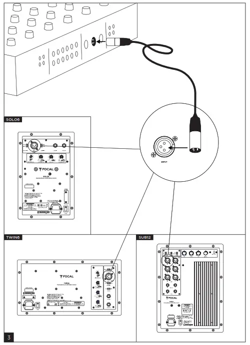 FOCAL Twin 6 ST6 Active 2.5-Way Powered Studio Monitors Speakers -3