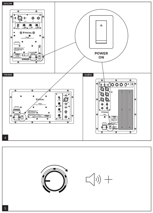 FOCAL Twin 6 ST6 Active 2.5-Way Powered Studio Monitors Speakers -4