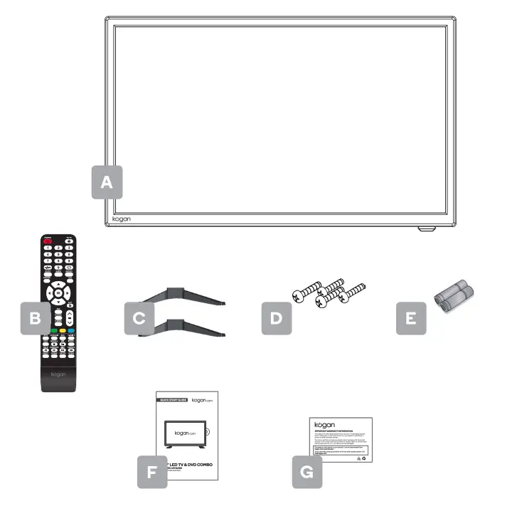 Kogan EH6300 24 LED TV &amp DVD COMBO SERIES 6 - fig