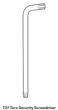 T27 Torx Security Screwdriver