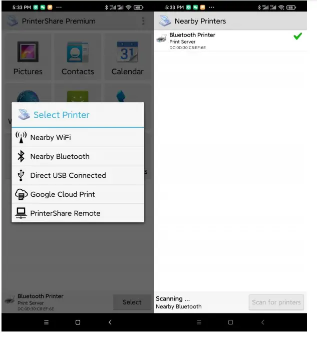 LOYALTY-SECU USB Print BluetoothBluetooth Pin Code