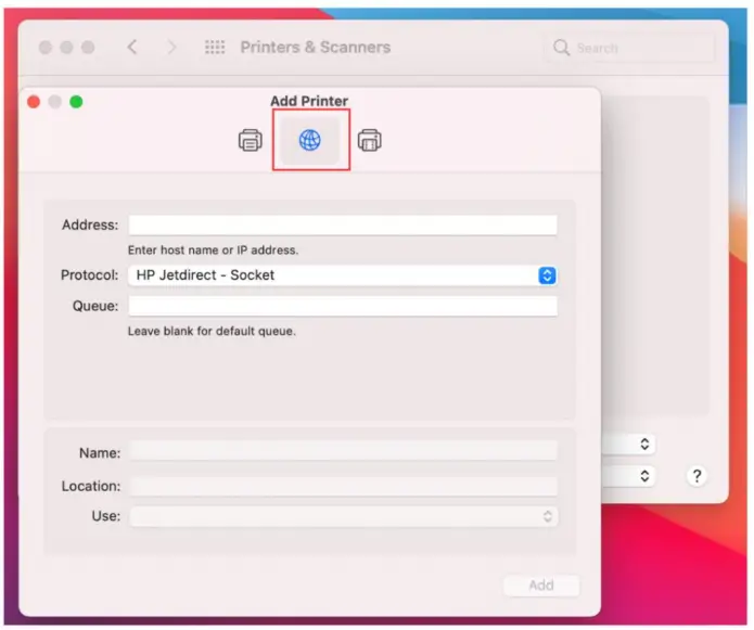 LOYALTY-SECU USB Print Server -printer information