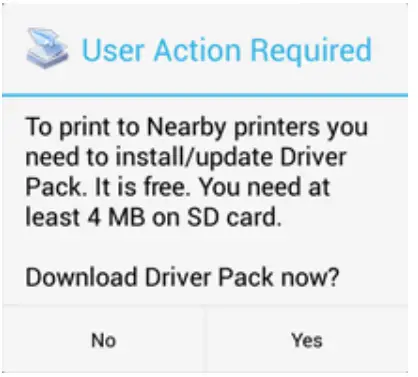 LOYALTY-SECU USB Print Server -printer is detected