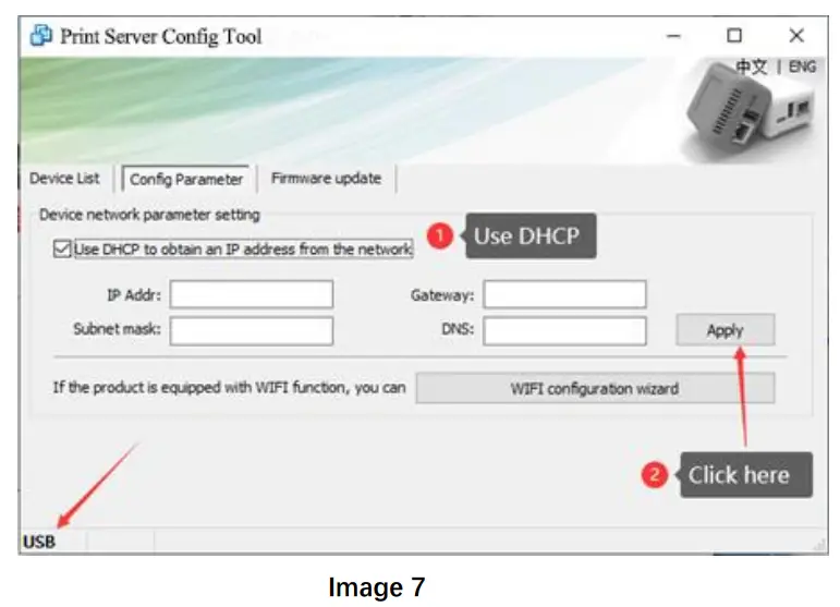 LOYALTY-SECU USB Print Server -rom the network