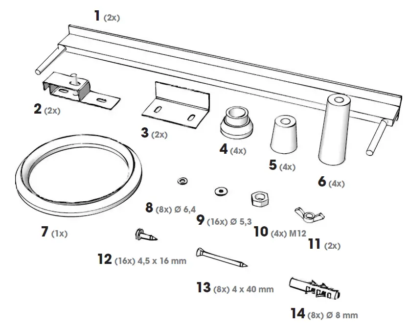 TEIKO circular Bathtub 160 cm 1
