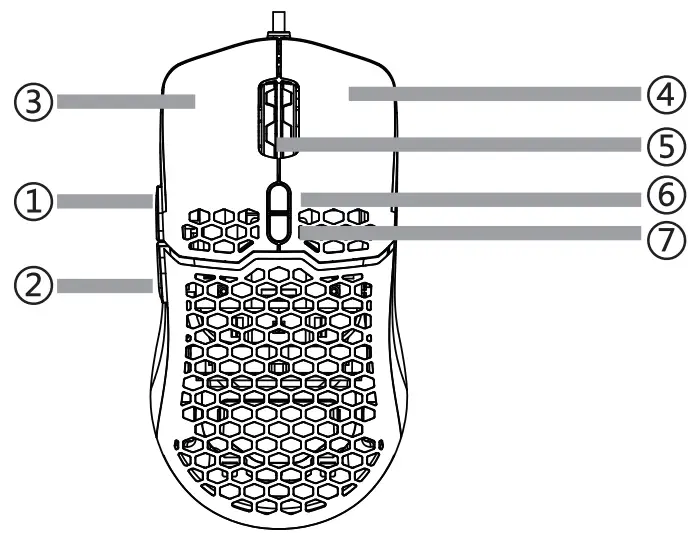 DELUX M700 pro-gaming mouse - overview