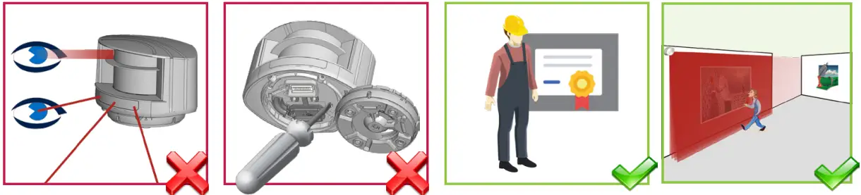 BEA LZR S600 Laser Scanner - CAUTION