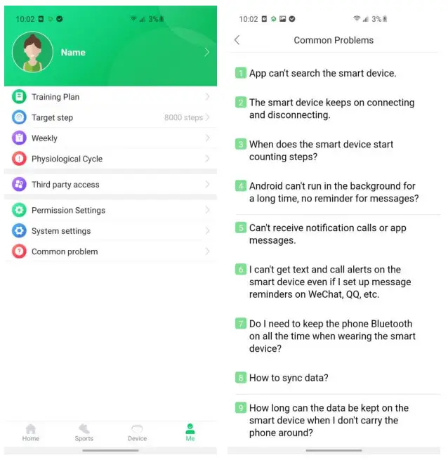 Blackview BV R3 Pro 169 Inch Full Touch Screen Fitness Smart Watch - system
