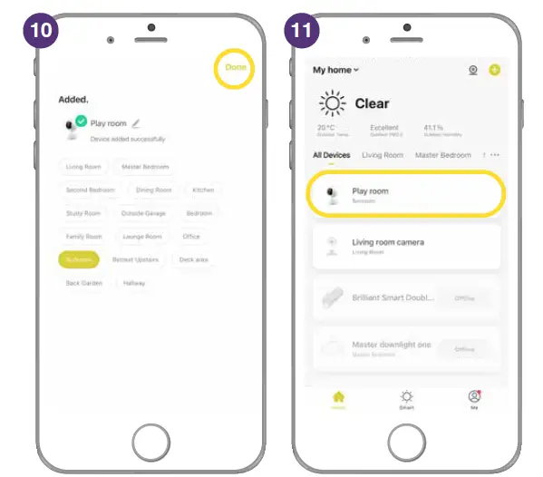 Brilliant 20801 Smart WiFi Swift Pan and Tilt Camera fig 10