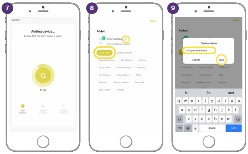 Brilliant 20801 Smart WiFi Swift Pan and Tilt Camera fig 9