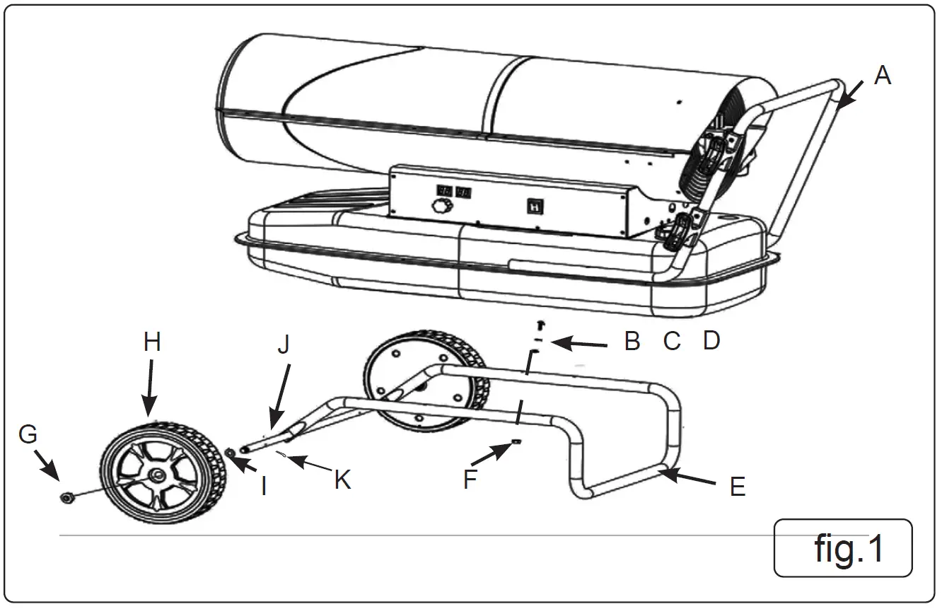 SEALEY-AB2380-Space-Warmer-Kerosene-Diesel-Heater-fig-2